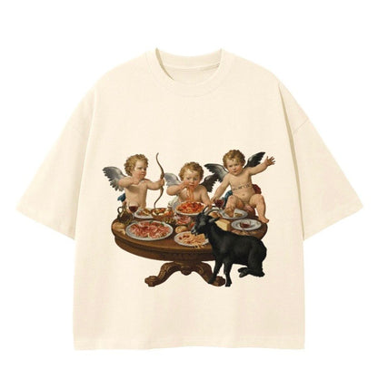 Cream Angels T-shirt