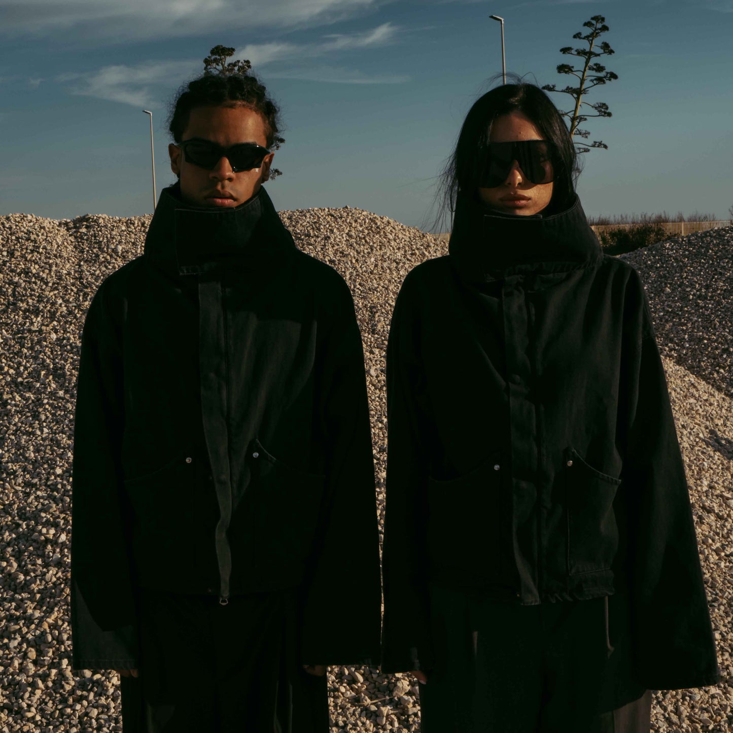 KAIROZ black denim jacket