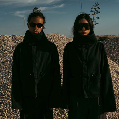 KAIROZ black denim jacket