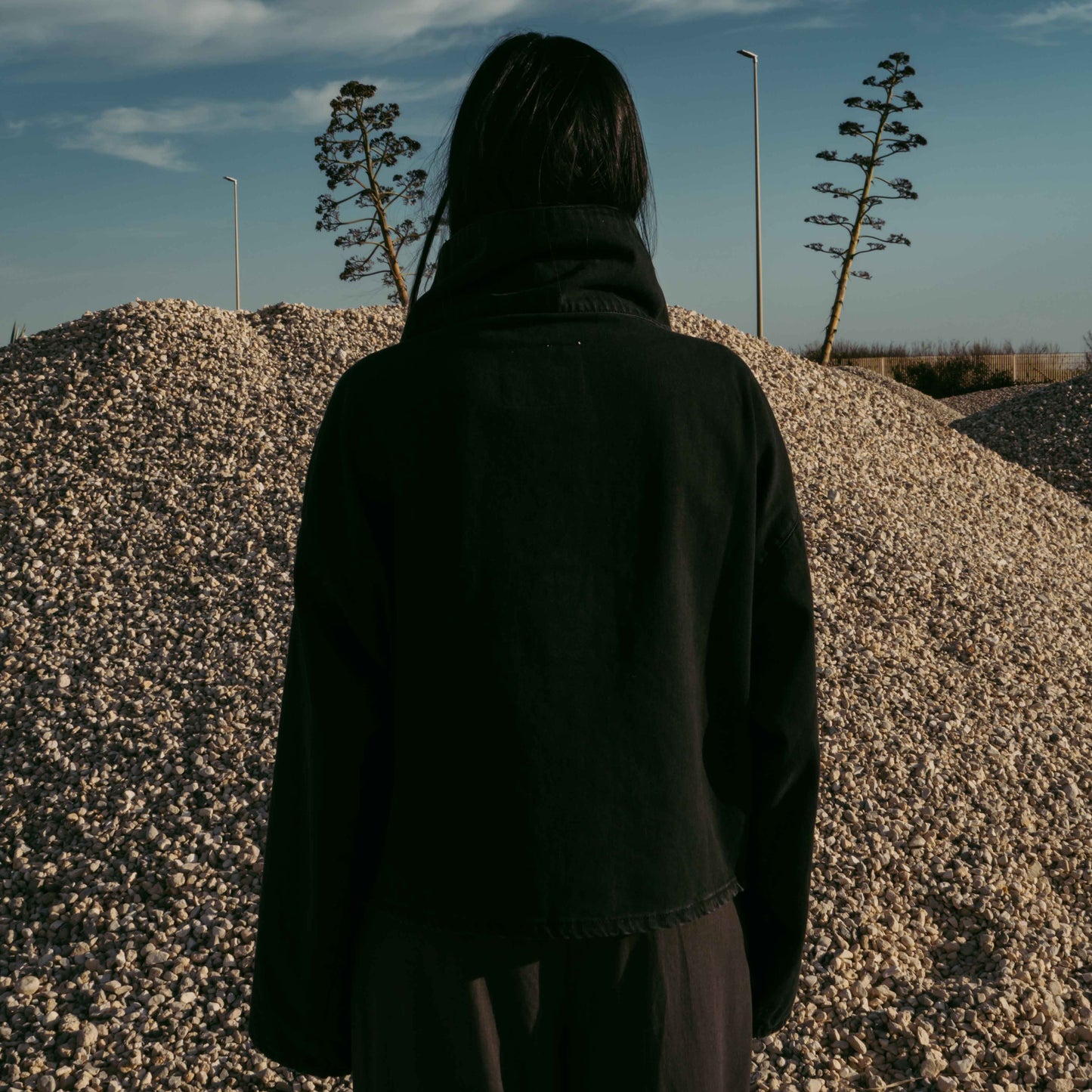 KAIROZ black denim jacket