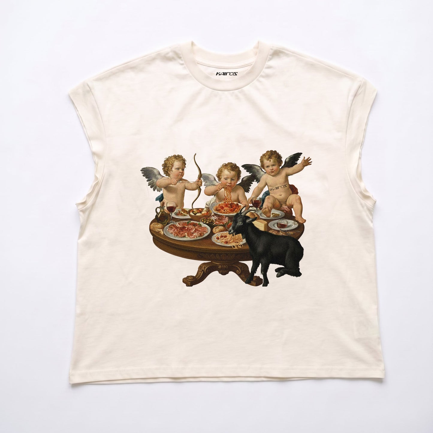 Cream Angels Tank