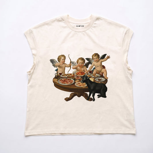 Cream Angels Tank